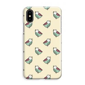 CaseCompany Vogeltjes: iPhone XS Max Volledig Geprint Hoesje