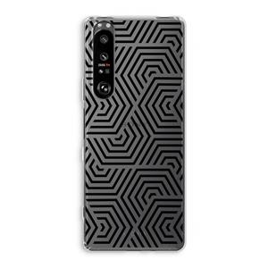CaseCompany Magic pattern: Sony Xperia 1 III Transparant Hoesje