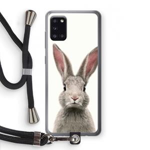 CaseCompany Daisy: Samsung Galaxy A31 Transparant Hoesje met koord
