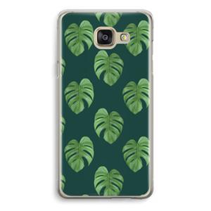 CaseCompany Monstera leaves: Samsung Galaxy A5 (2016) Transparant Hoesje