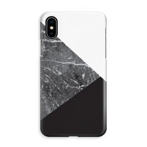 CaseCompany Combinatie marmer: iPhone XS Max Volledig Geprint Hoesje