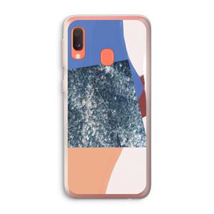 CaseCompany Billy: Samsung Galaxy A20e Transparant Hoesje