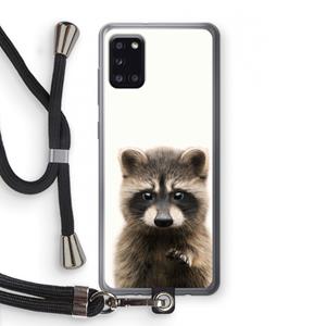 CaseCompany Rocco: Samsung Galaxy A31 Transparant Hoesje met koord