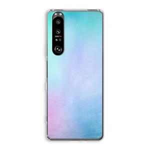 CaseCompany mist pastel: Sony Xperia 1 III Transparant Hoesje