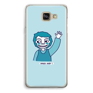 CaseCompany Zwaai: Samsung Galaxy A5 (2016) Transparant Hoesje