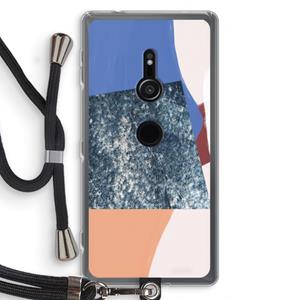 CaseCompany Billy: Sony Xperia XZ2 Transparant Hoesje met koord