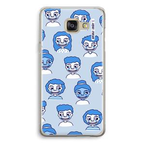 CaseCompany Gezichtjes: Samsung Galaxy A5 (2016) Transparant Hoesje