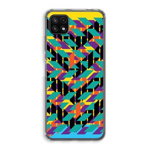 CaseCompany Skew Bee 1: Samsung Galaxy A22 5G Transparant Hoesje