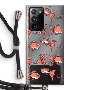CaseCompany Blub: Samsung Galaxy Note 20 Ultra / Note 20 Ultra 5G Transparant Hoesje met koord