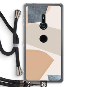 CaseCompany Formo: Sony Xperia XZ2 Transparant Hoesje met koord