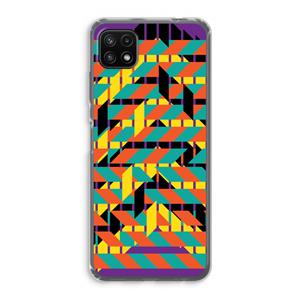 CaseCompany Skew Bee 2: Samsung Galaxy A22 5G Transparant Hoesje