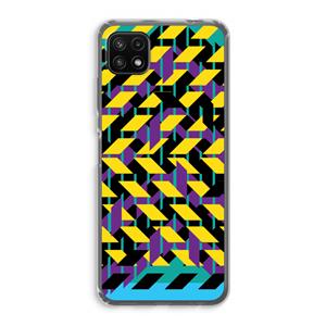 CaseCompany Skew Bee 3: Samsung Galaxy A22 5G Transparant Hoesje