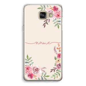 CaseCompany Rozen: Samsung Galaxy A5 (2016) Transparant Hoesje