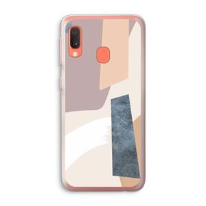 CaseCompany Luca: Samsung Galaxy A20e Transparant Hoesje
