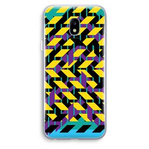 CaseCompany Skew Bee 3: Samsung Galaxy J3 (2017) Transparant Hoesje