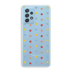 CaseCompany Bollen: Samsung Galaxy A73 Transparant Hoesje