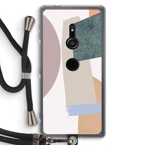 CaseCompany Lindo: Sony Xperia XZ2 Transparant Hoesje met koord