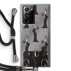 CaseCompany Pop Some Kim: Samsung Galaxy Note 20 Ultra / Note 20 Ultra 5G Transparant Hoesje met koord
