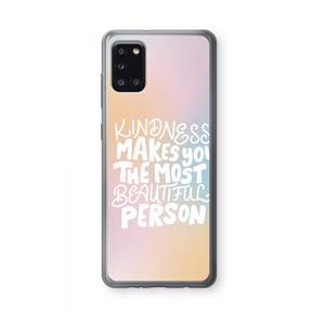 CaseCompany The prettiest: Samsung Galaxy A31 Transparant Hoesje