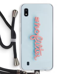 CaseCompany nofilter: Samsung Galaxy A10 Transparant Hoesje met koord