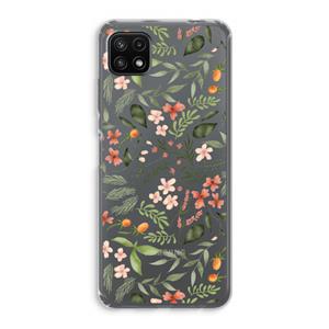 CaseCompany Sweet little flowers: Samsung Galaxy A22 5G Transparant Hoesje