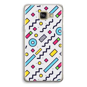 CaseCompany 8-bit N°8: Samsung Galaxy A5 (2016) Transparant Hoesje