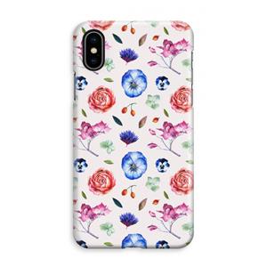 CaseCompany Bloemetjes: iPhone XS Max Volledig Geprint Hoesje