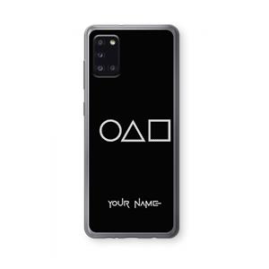 CaseCompany Squid Game: Samsung Galaxy A31 Transparant Hoesje