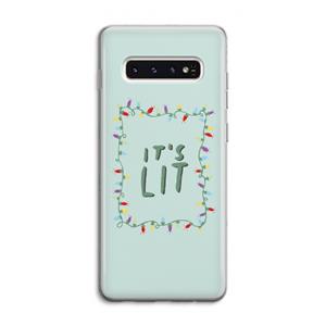 CaseCompany It's Lit: Samsung Galaxy S10 4G Transparant Hoesje