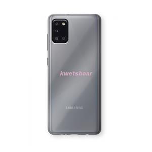 CaseCompany kwetsbaar: Samsung Galaxy A31 Transparant Hoesje