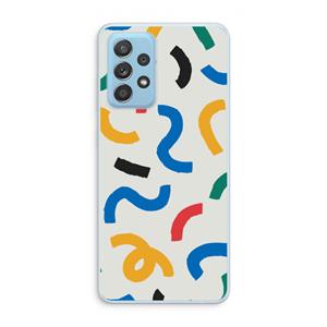CaseCompany Illustratieve pop 2: Samsung Galaxy A73 Transparant Hoesje