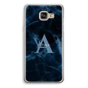 CaseCompany Midnight Marble: Samsung Galaxy A5 (2016) Transparant Hoesje
