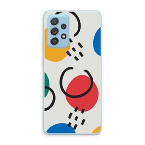 CaseCompany Illustratieve pop 3: Samsung Galaxy A73 Transparant Hoesje