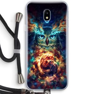 CaseCompany Aurowla: Samsung Galaxy J3 (2017) Transparant Hoesje met koord