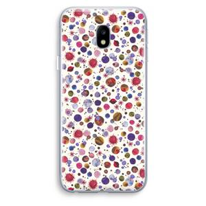 CaseCompany Planets Space: Samsung Galaxy J3 (2017) Transparant Hoesje