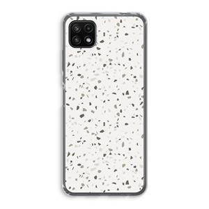 CaseCompany Terrazzo N°14: Samsung Galaxy A22 5G Transparant Hoesje