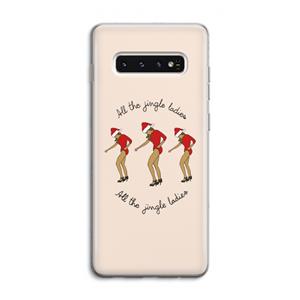 CaseCompany Jingle Ladies: Samsung Galaxy S10 4G Transparant Hoesje