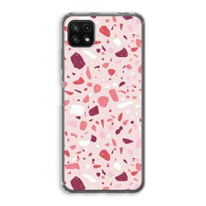 CaseCompany Terrazzo N°15: Samsung Galaxy A22 5G Transparant Hoesje