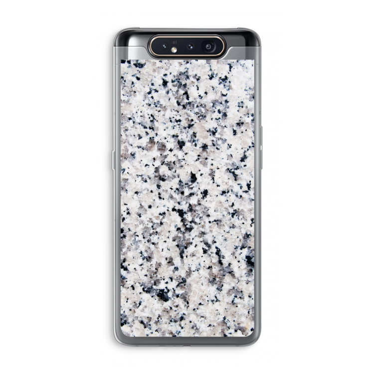 CaseCompany Gespikkelde marmer: Samsung Galaxy A80 Transparant Hoesje