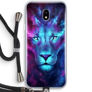 CaseCompany Firstborn: Samsung Galaxy J3 (2017) Transparant Hoesje met koord