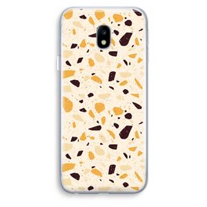 CaseCompany Terrazzo N°13: Samsung Galaxy J3 (2017) Transparant Hoesje