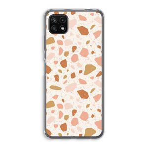 CaseCompany Terrazzo N°18: Samsung Galaxy A22 5G Transparant Hoesje