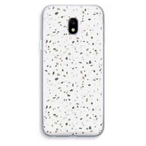 CaseCompany Terrazzo N°14: Samsung Galaxy J3 (2017) Transparant Hoesje
