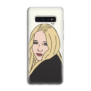 CaseCompany Mary Kate: Samsung Galaxy S10 4G Transparant Hoesje