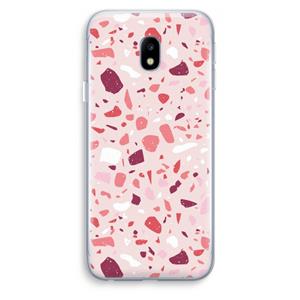 CaseCompany Terrazzo N°15: Samsung Galaxy J3 (2017) Transparant Hoesje