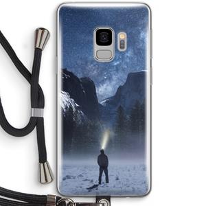 CaseCompany Wanderlust: Samsung Galaxy S9 Transparant Hoesje met koord