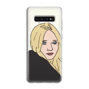 CaseCompany Ashley: Samsung Galaxy S10 4G Transparant Hoesje