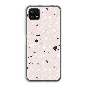CaseCompany Terrazzo N°20: Samsung Galaxy A22 5G Transparant Hoesje