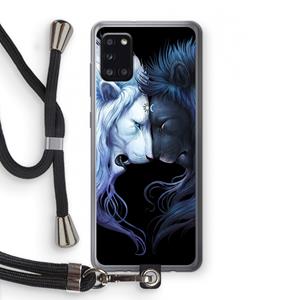 CaseCompany Brotherhood: Samsung Galaxy A31 Transparant Hoesje met koord