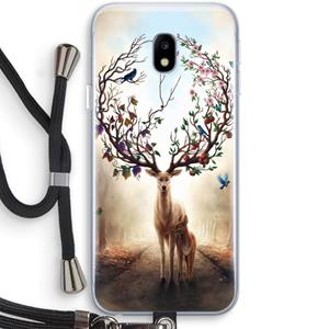 CaseCompany Seasons Change: Samsung Galaxy J3 (2017) Transparant Hoesje met koord
